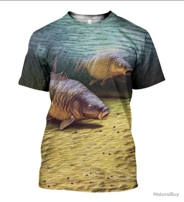 !!! LIVRAISON OFFERTE !!! Tee-shirt 3D Réaliste Chasse Pêche Réf 428 3 !!! LIVRAISON OFFERTE !!! Tee-shirt 3D Réaliste Chasse Pêche Réf 428